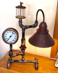 A Steampunk Table Lamp for My Wife